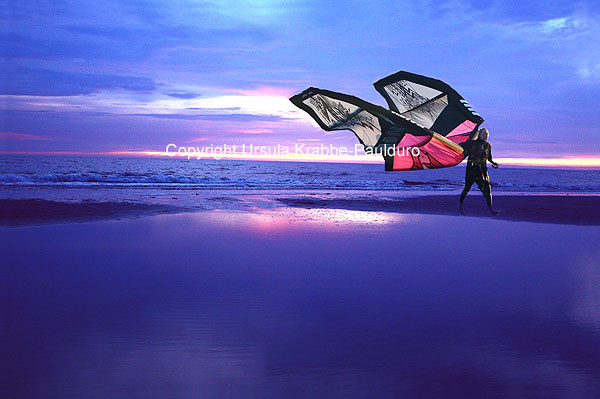 Photo-Illusion "Beach butterfly" as print on canvas