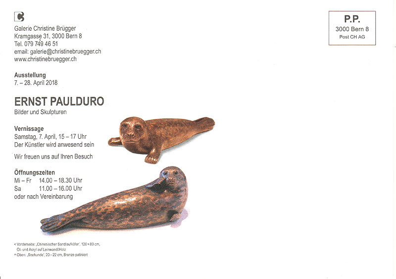 Galerie Brügger Bern von Ernst Paulduro und Ursula Krabbe-Paulduro