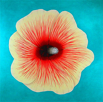 Holy Hock painting by Ernst Paulduro and Ursula Krabbe-Paulduro