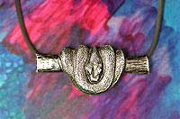 Baumpython als Anh�nger in Silber