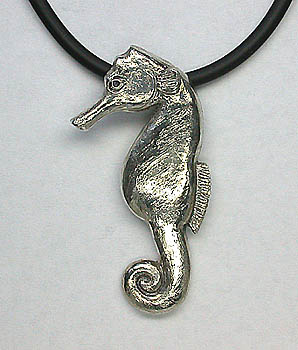 Seepferdchen als Anhnger in Silber - Seahorse as pendant in silver