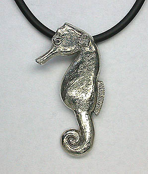 Seepferdchen als Anh�nger in Silber - Seahorse as pendant in silver